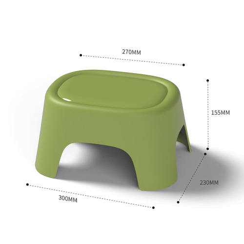 Small stool for household plastic low stool for adults and children, shoe changing stool, bathroom bathing footstool, wholesale small stool