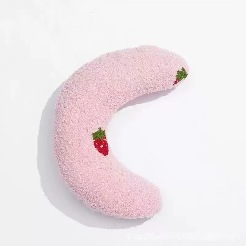 고양이 U자형 베개 [핑크]