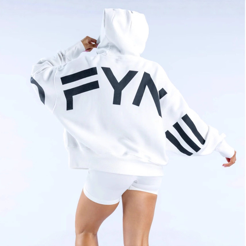 2026 New Amazon Cross-Border European and American Style Fashion Printed Thick Versatile Long-Sleeved Loose Hooded Sweatshirt for Women