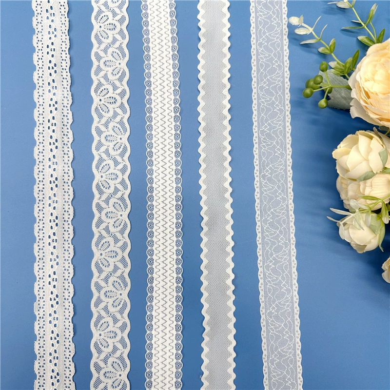 3,5 см Штрих-код кружево эластичное кружево женские аксессуары ювелирные изделия повязка на голову кружево одежда кружево 3 см