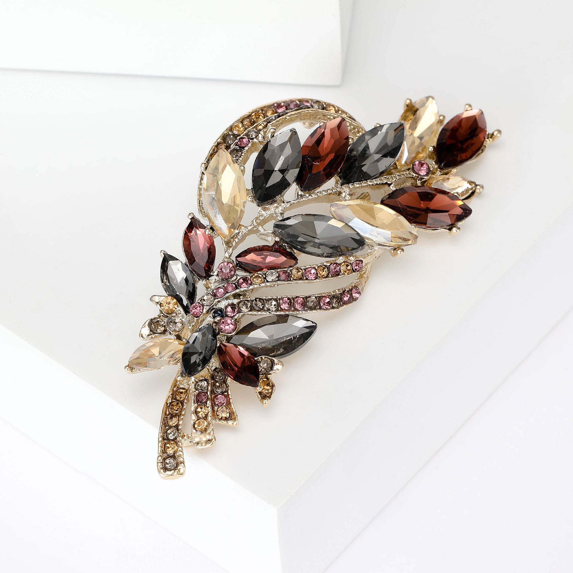 35g Weight Brooches Classification Banquet, Party, Street Occasion Alloy Material Leaf Pattern Women's Gender Simple Style Style Simple Style Pin Leaf Alloy Women's Brooches 14