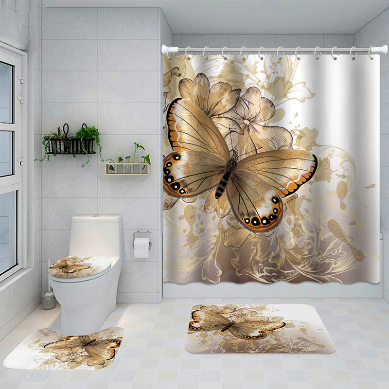 Curtain, fashionable creative set, Amazon, 4 piece set
