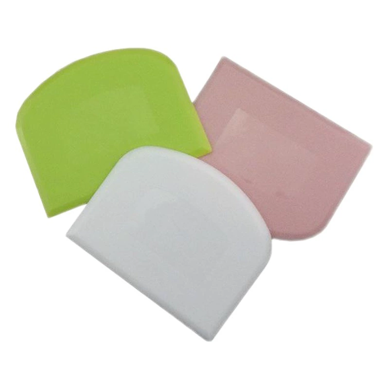 Завод в наличии полиэтиленовый пластиковый скребок мягкий двухцелевой полукруглый скребок для теста скребок для торта Скребок для крема Инструменты для выпечки