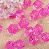 16mmdiy handmade beaded vase flat plate hexagonal acrylic transparent loose bead material wholesale