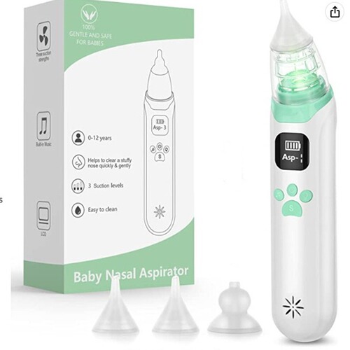 Electric baby nasal aspirator, spring, autumn and winter nasal mucus, multi-purpose children's nasal mucus cleaning device, nasal cavity suction machine