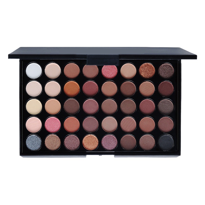 40-Color Eyeshadow Palette, Pearlescent Matte Multi-Color Combination, Daily Makeup Palette, Fine Powder Texture, Affordable Price, Easy to Apply