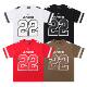 2024 summer new AMI digital letter logo printing short sleeve T-shirt men and women with a batch of hair