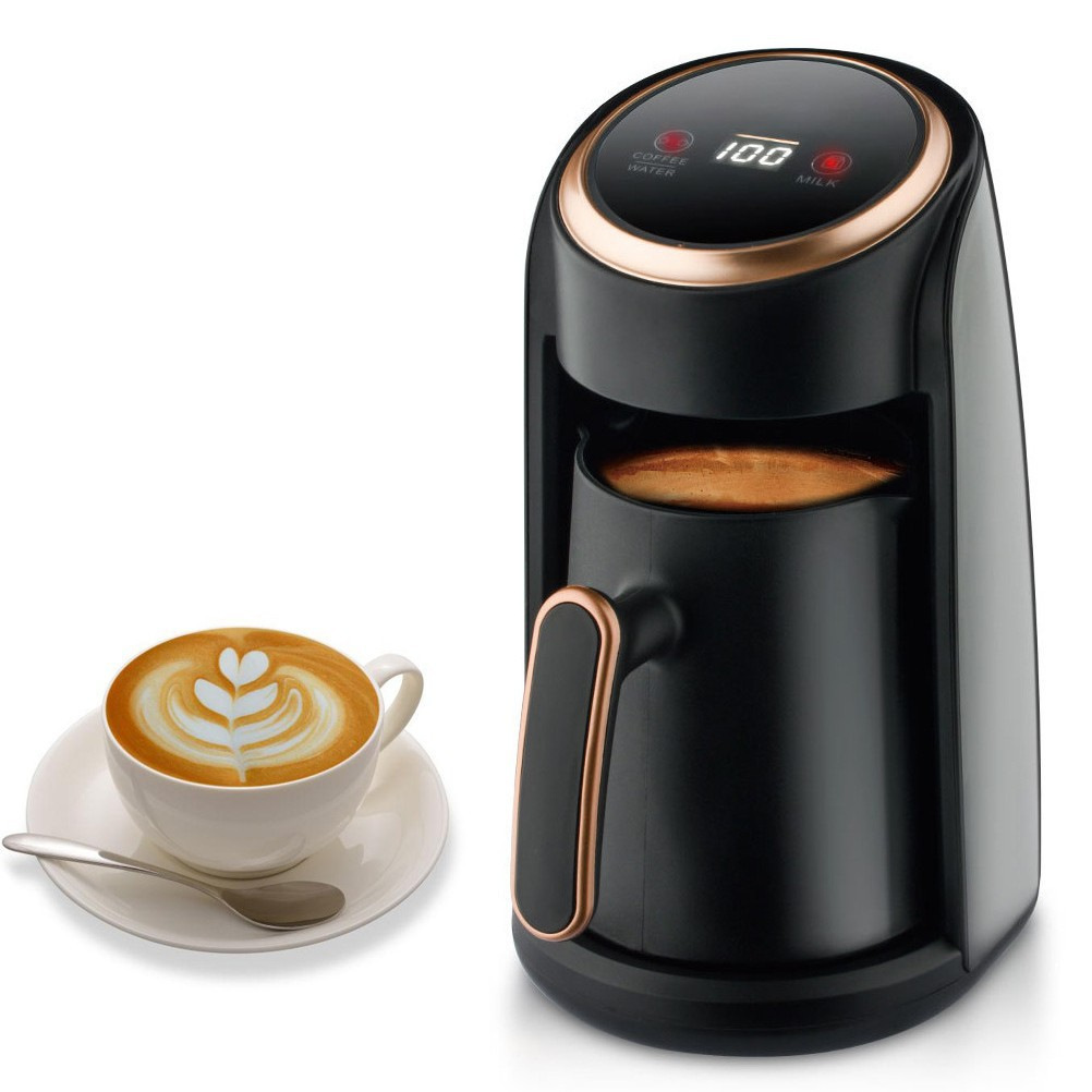 Transfronterizos CE cafetera de café turca cafetera de café turca cafetera de té visual calentador de leche automático