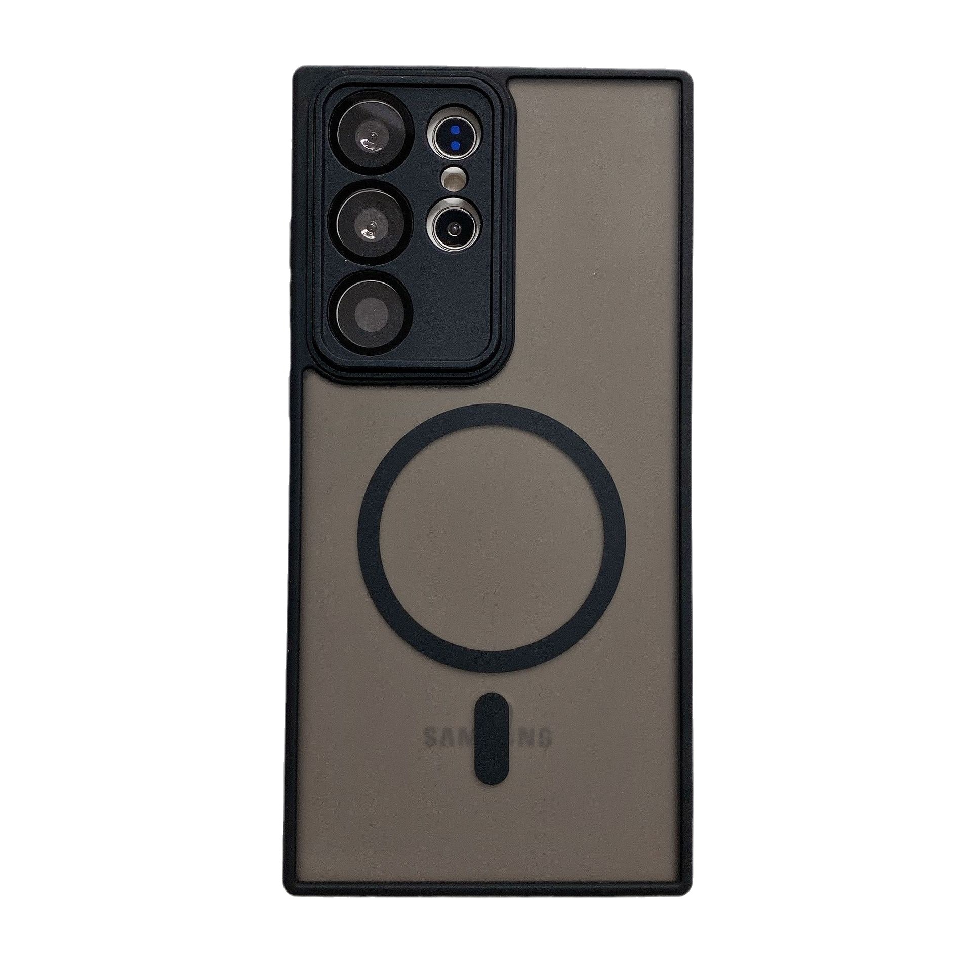 Funda para teléfono Samsung S23 Ultra con tacto mate, funda protectora magnética para lente Yashen S25, funda suave para S23 Plus