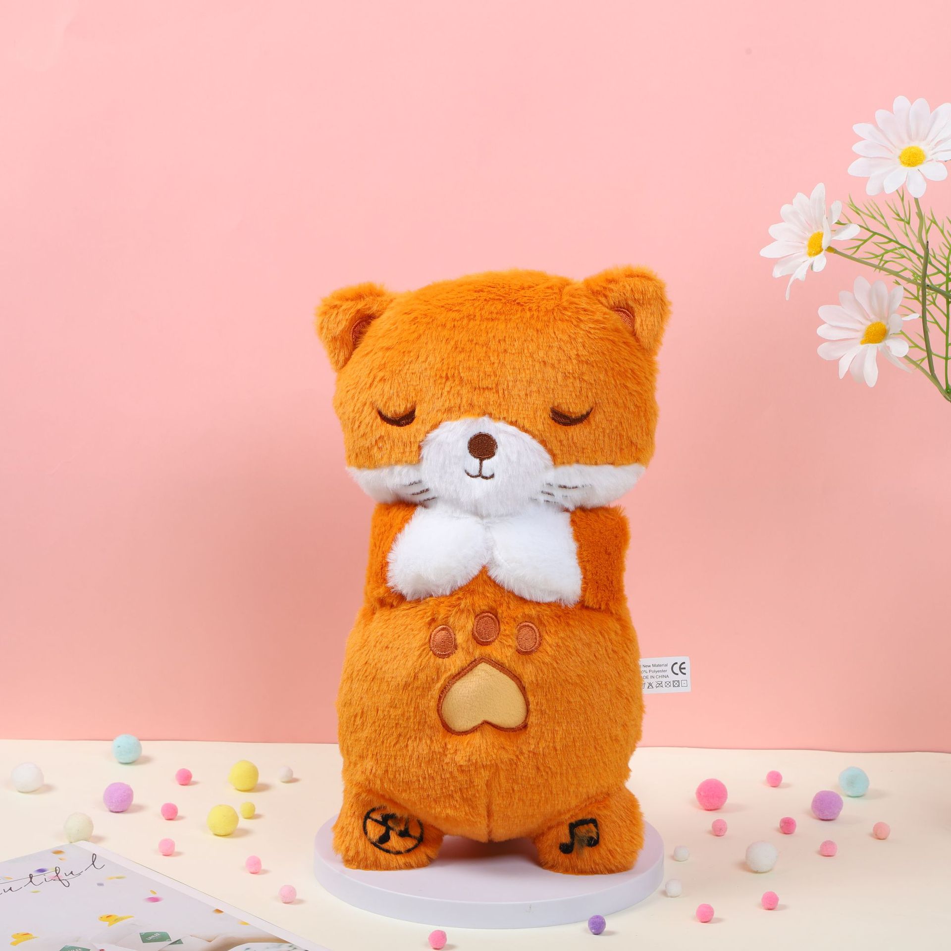 Animales de Peluche con Luz y Música - Nutria, Koala y Oso con Efecto de Respiración