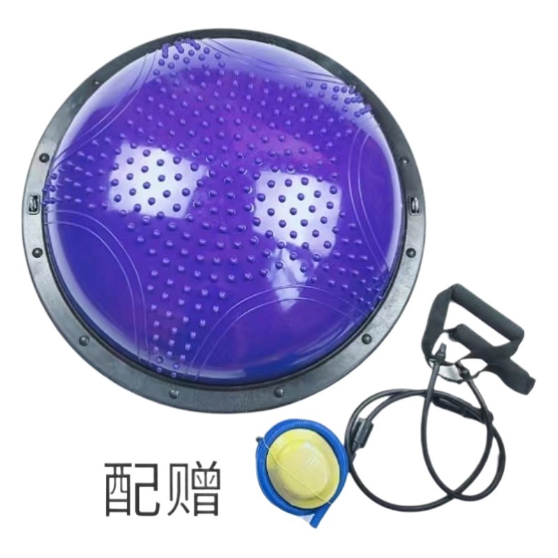 58cm semicírculo equilibrio bola engrosada a prueba de explosiones bola de velocidad de onda 46cm yoga hemisferio pilates fitness yoga pelota