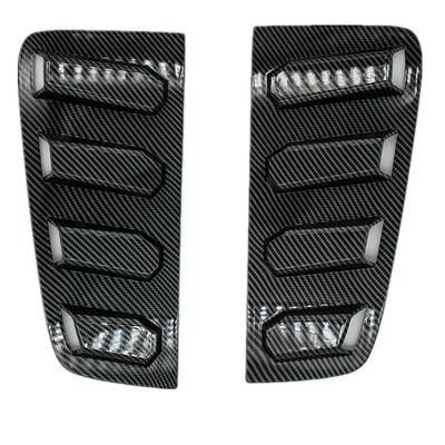 Suitable for Suzuki Swift Rear Triangle Window Blinds Modified into Decorative Body Door and Window Quick-Install Carbon Fiber (Şüşə kənarı xromları/moldingləri) - a-pair-of-carbon-fiber-for-suzuki-swift