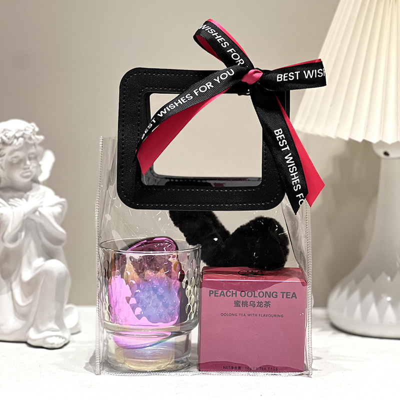 스타일 1 (유리컵 + 그리퍼 + 빗 + 우롱차)