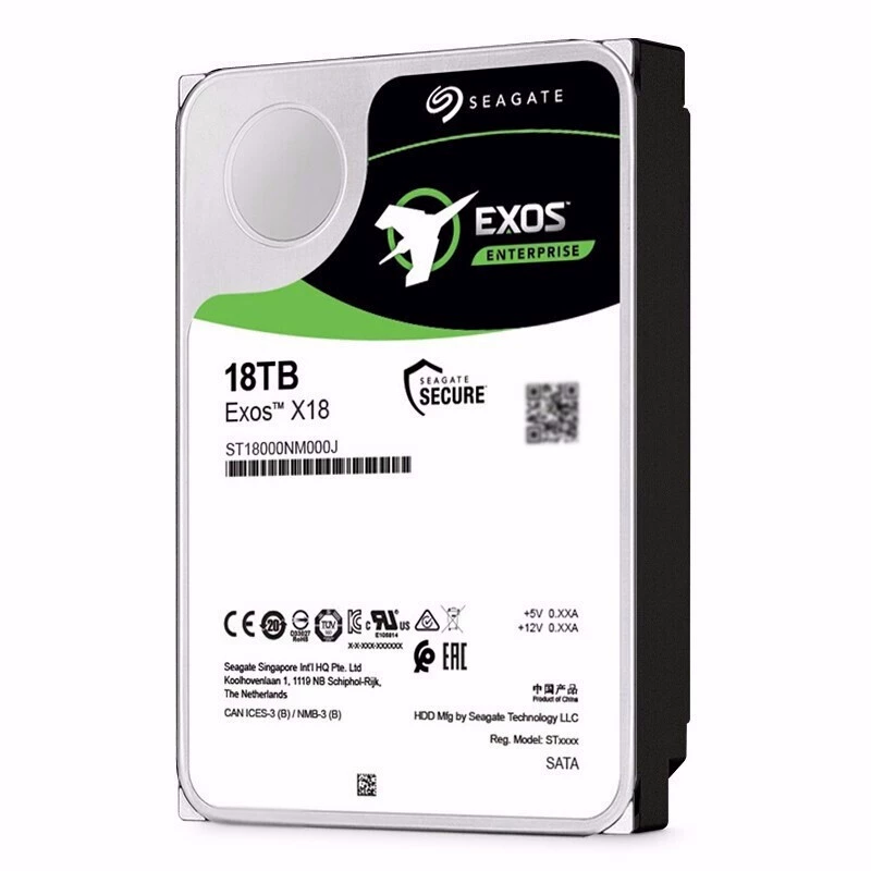 Серия Galaxy EXOS X18 18ТБ 256МБ 7200 об/мин корпоративный жесткий диск (ST18000NM000J)