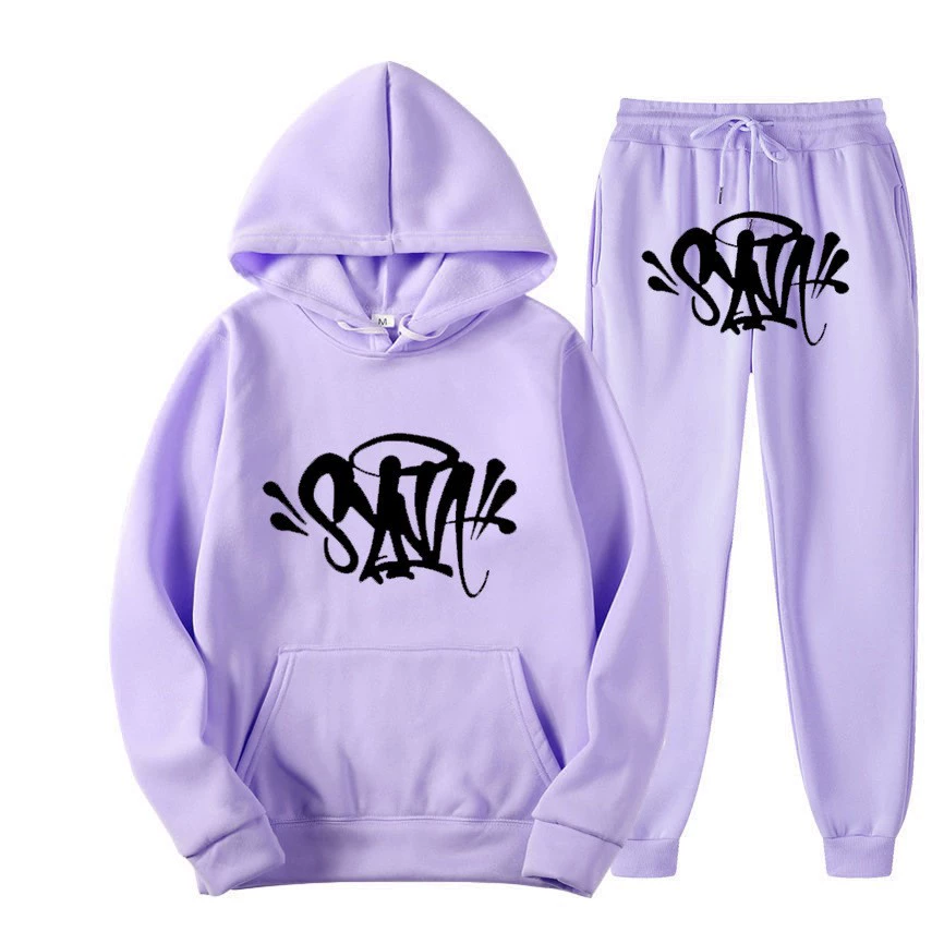 SynaWord High Street модный набор бренда Tide для мужчин и женщин с трендом хип-хоп толстовка с капюшоном syna