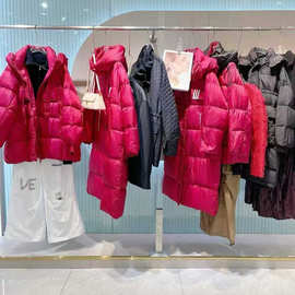 25冬维伊时尚都市风羽绒服上衣裤裙剪标撤柜品牌尾货批发摆摊货源