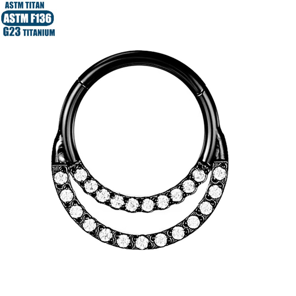 Pointed titanium steel lip stud product view