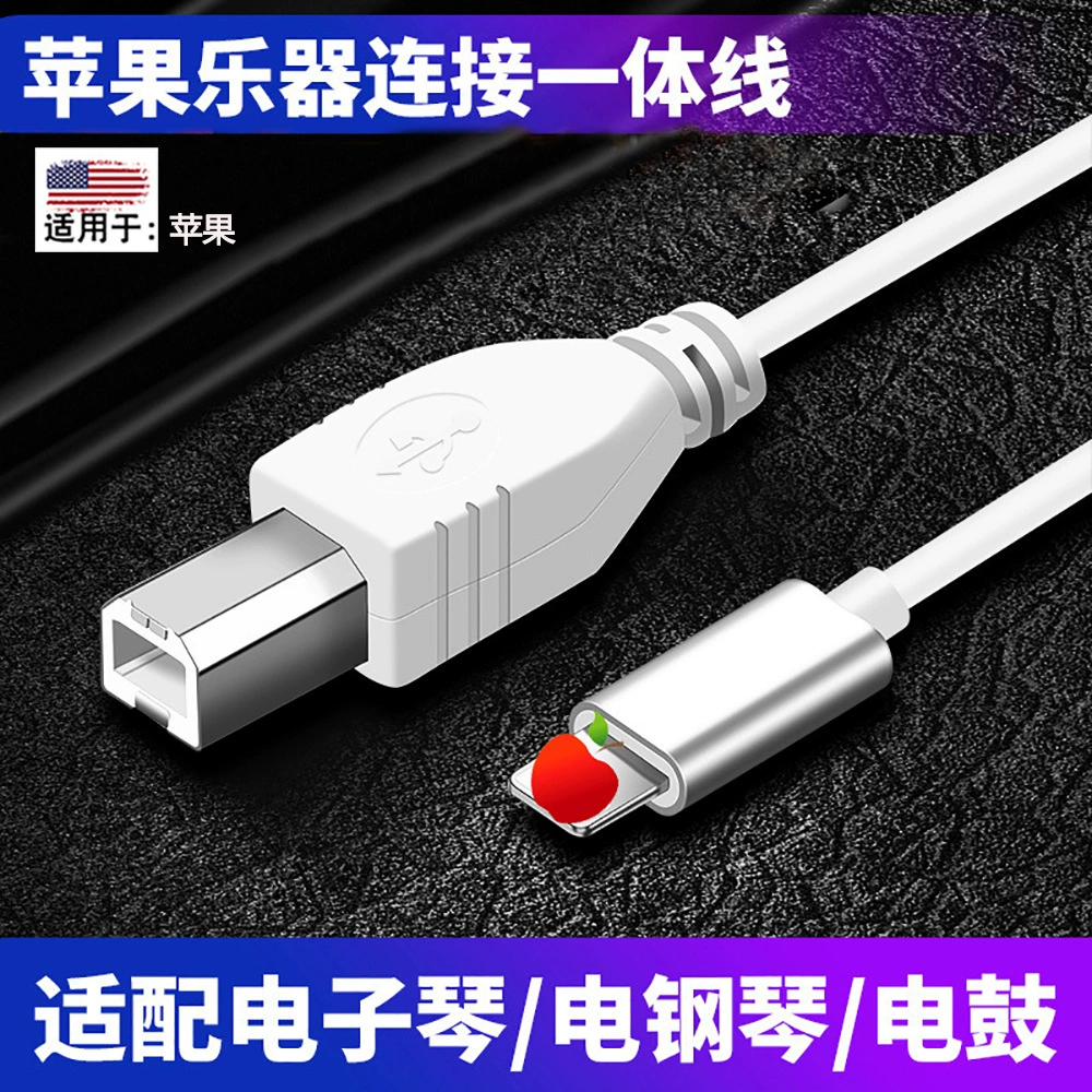 Подходит для адаптера Apple OTG Midi электронное пианино музыкальный инструмент кабель для передачи данных адаптер для звуковой карты мобильного телефона