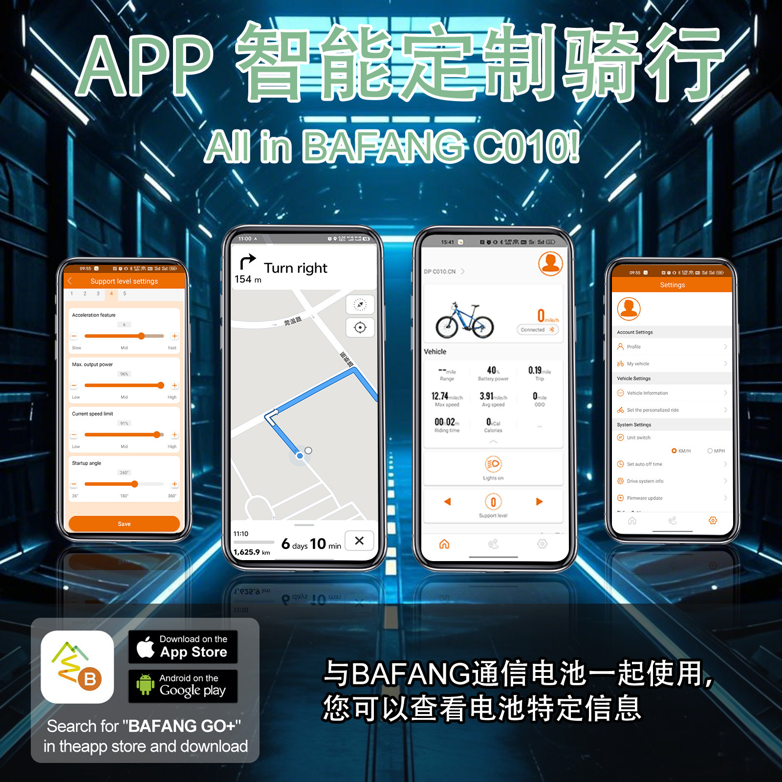 The New Bafang Mid-Drive Motor Instrument Dpc010 Is Compatible with M620/510/560 Bbs Can Protocol Code Meter