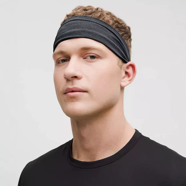 Cross-Border European and American Sports Outdoor Fitness High-Elastic Yoga Headband Knitted Sweat-Absorbing Anti-Sweat Band Basketball Fitness Headband