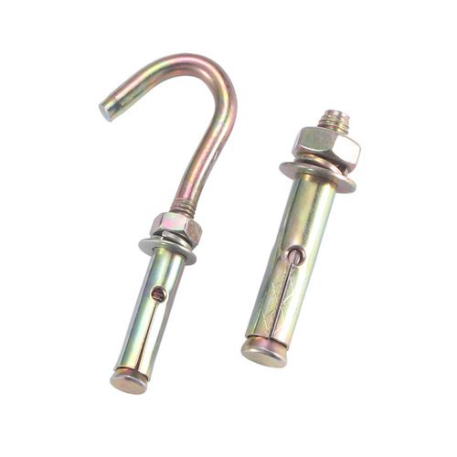 Manufacturer wholesale expansion screws national standard iron pull explosion screws door and window expansion hooks color zinc plated explosion expansion bolts