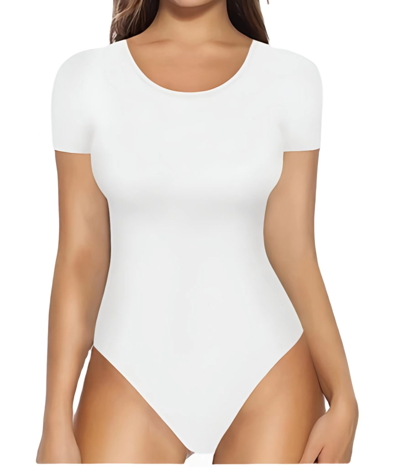 318g Weight Long Sleeve Sleeve Length Shorts Pants Length Acetate Fiber Fabric Type Mid Waist Waist Line Rompers Pants Type Stretchy Elasticity Bodysuits Tops Type Holiday, Daily Occasion Skinny Fit Type Solid Color Pattern Summer, Spring Season Women's Gender Streetwear Style Wholesale Women's Streetwear Solid Color Long Sleeve Bodysuits 31