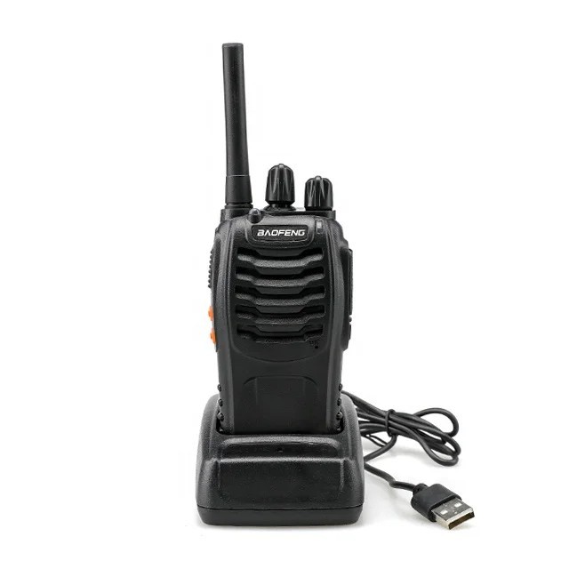 Baofeng intercomunicador BF - 88A punto de frecuencia estadounidense FRS UHF462 - 467MHZ antena fija de radio de mano