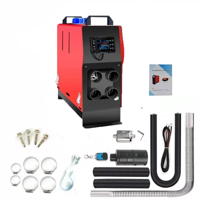 Automotive air conditioning, parking heater fuel 24v truck - 12v-vertical-plastic-all-in-one-machine-with-four-holes
