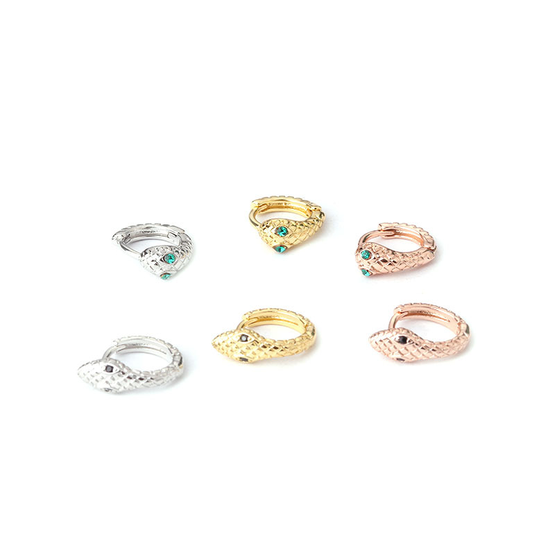 New style punk animal personality earrings snake-shaped earrings single