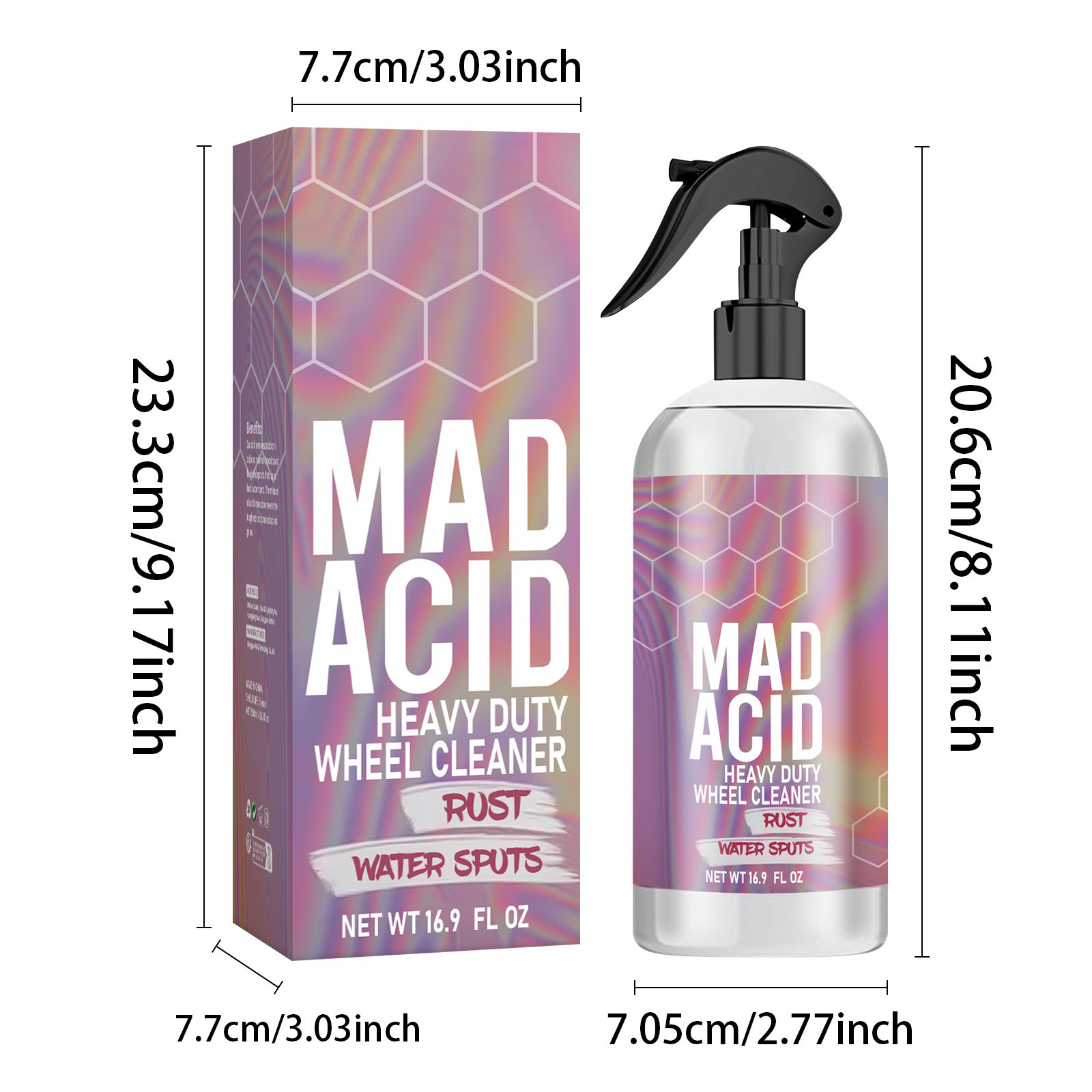 Cross-Border Car Tire Foam Cleaner, Stain Removal, Tire Blackening, Tire Maintenance Glaze, Anti-Aging, Car Cleaning and Care