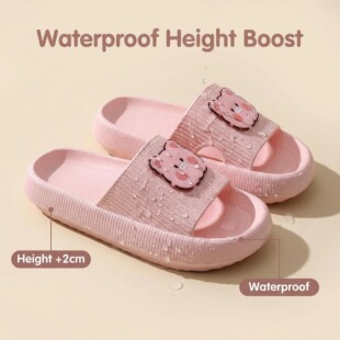 Pink Pig Slippers�ɐ۷��i��ͨ���ϚW���������EVA��Ь�羳����