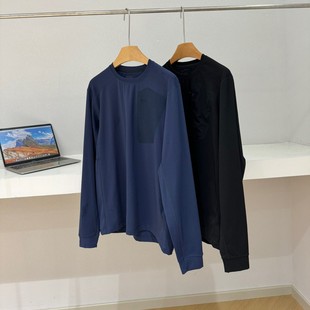 Spring Lightweight Breathable Outdoor Round Neck Long-Sleeved Elastic Pullover New Round Neck Couple Long-Sleeved Bottoming