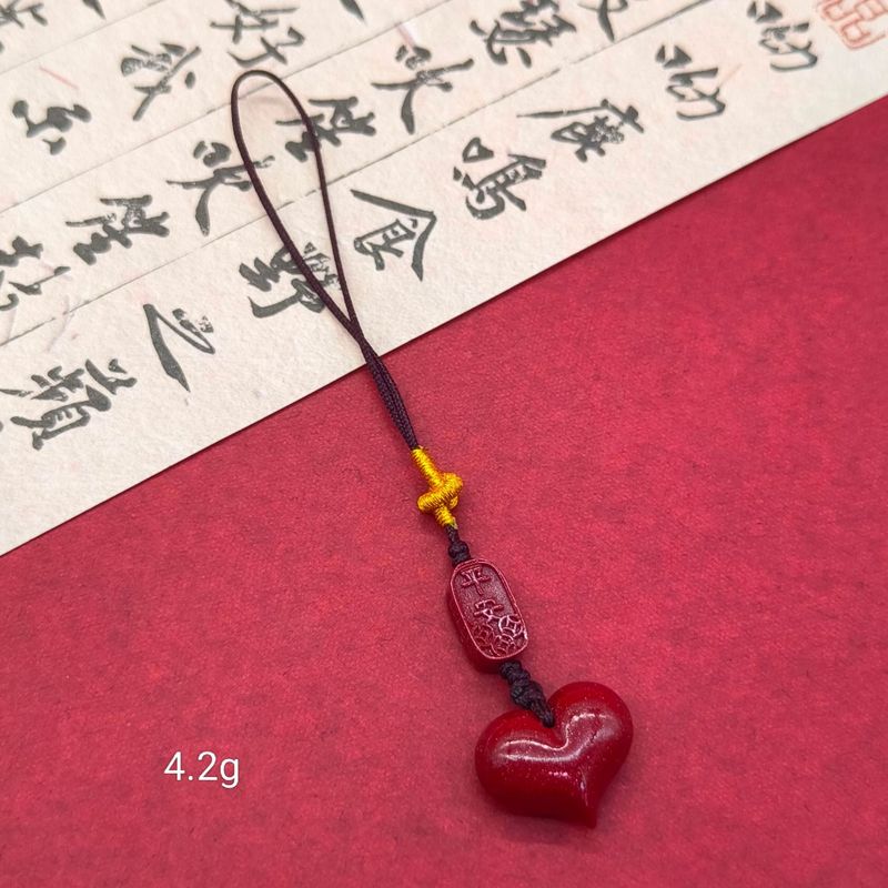 高含量朱砂紫金砂平安扣福袋招财猫莲花佛公手机链钥匙扣批发|undefined