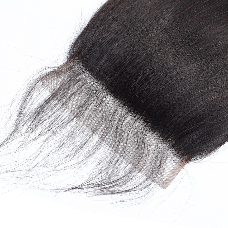 Cierre de encaje 6x6 de cabello humano real para comercio transfronterizo