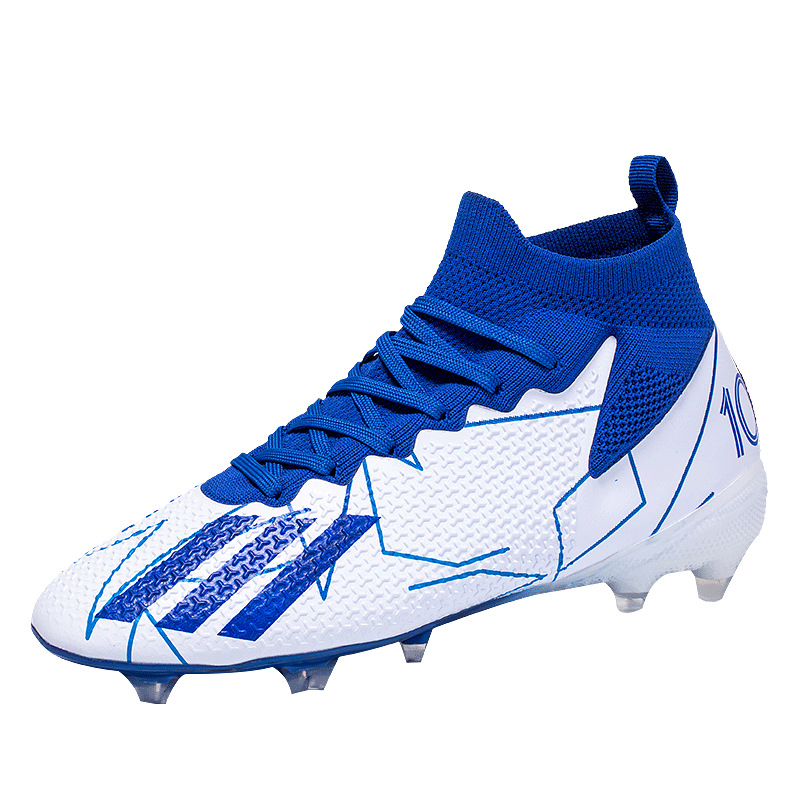 Transfronterizo zapatos de fútbol de uñas rotas de largo alto-Top Plus tamaño cómodo transpirable césped artificial suave absorción de choque moda hombres y mujeres de entrenamiento