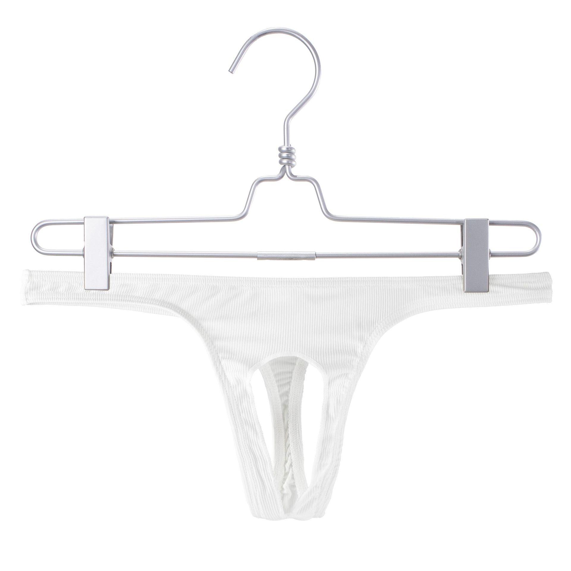 Dropshipping Men's Underwear Open Crotch Micro-Thread Thong Thin Ribbed Sexy Thong for Young Men