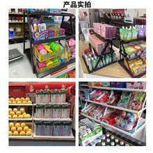 超市收银台面口香糖架子便利店柜台零食置物架吧台陈列货架展示架