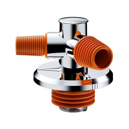 Washing machine sewer pipe three-way floor drain special joint drainage anti-odor overflow toilet diverter one-two