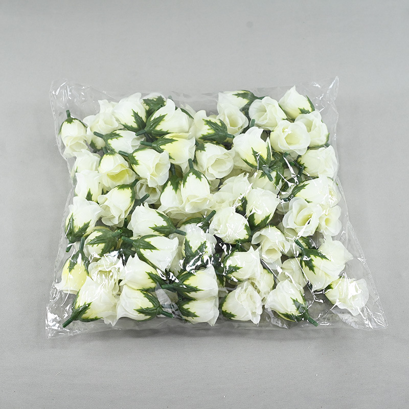 4 cm flores falsas flores coreanas pequeñas rosas pétalos de flores accesorios de boda hechos a mano