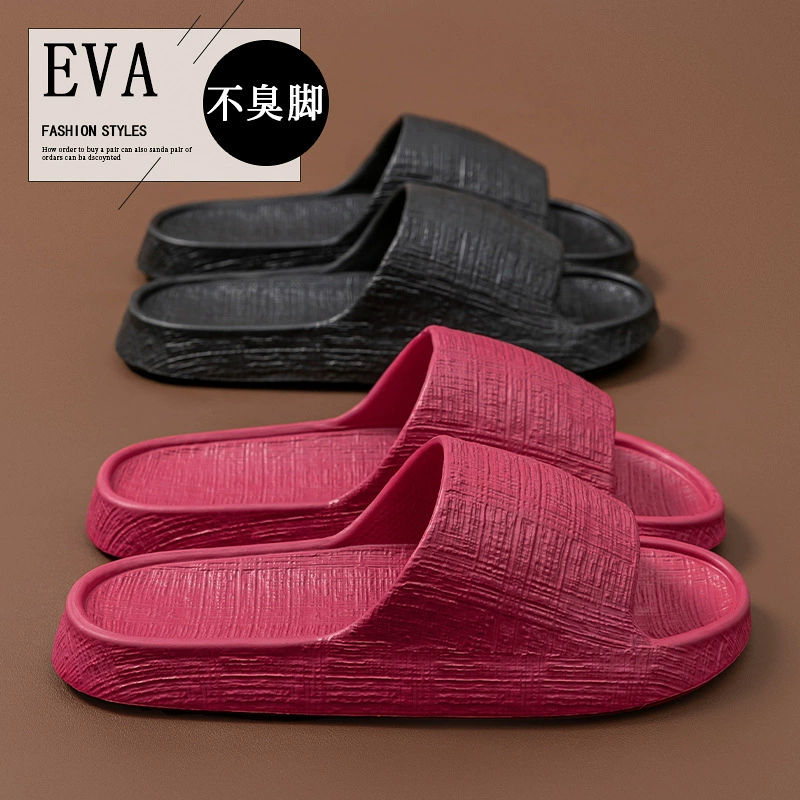 Мужские летние домашние сандалии для ванной комнаты, отеля, купания на открытом воздухе, женские сандалии на толстой подошве с защитой от пар