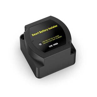 Dual Battery Isolator 12V140A Smart Dual Battery Relay Vsr Car Yacht Rv Charger Modification
