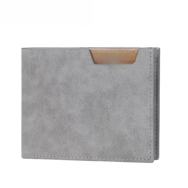 New baellerry All-match Wallet Men's Short High-end Sense Business Multi-card Horizontal Wallet Wallet