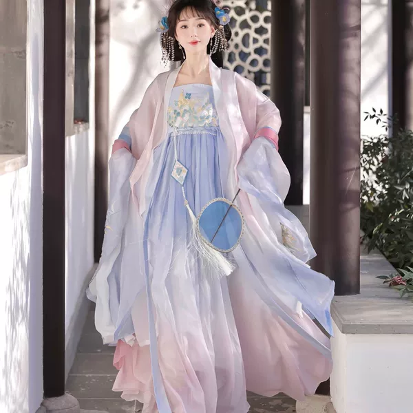 Blue [nine-piece set] (excluding cloud shoulders)