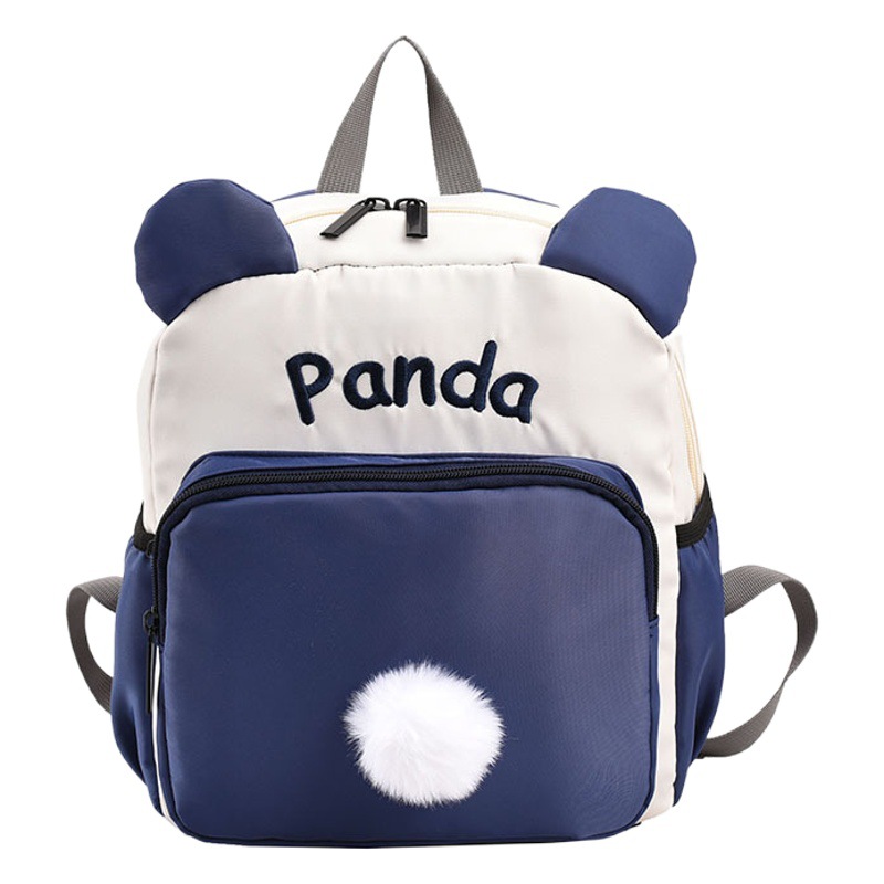 Mochila de lona de color de contraste de jardín de infantes 2023 temporada escolar