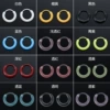 Colorful resin ear buckles/without rings