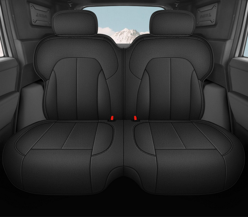 Chery Icarv23/Car Seat Cushion, Universal for All Seasons, Cotton and Linen Full Surround Seat Cover, Fabric Breathable Seat Cushion, Car Cushion