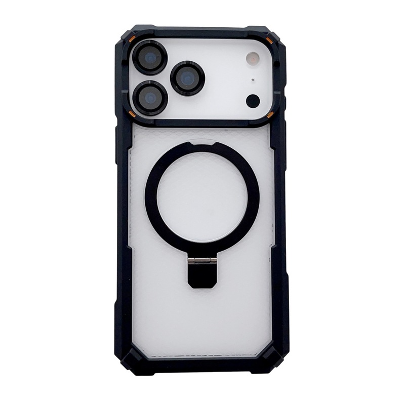 适用iPhone17PROMAX手机壳跨境肤感磁吸支架苹果16四角防摔镜头膜|undefined