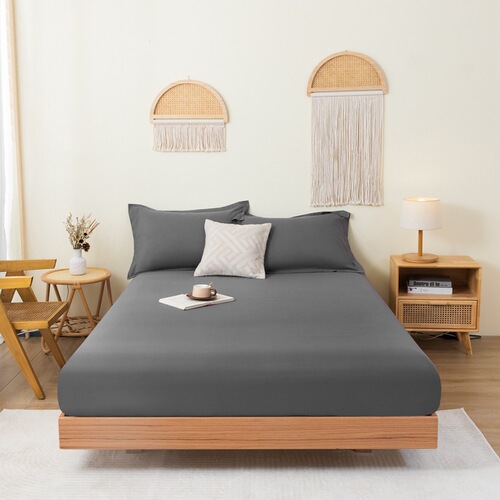Pure Color Velvety Single Bed Sheet with Comfortable Skin-Friendly Cotton, Suitable for Single or Double Beds, Dust-Proof Protection Bedding
