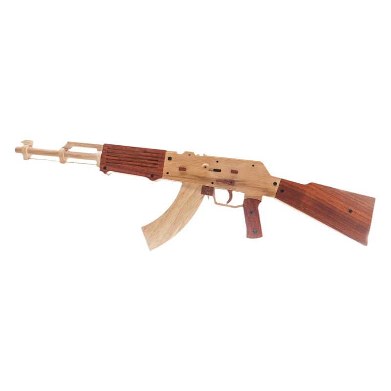【Ak Assault Rifle】Diy Material Kit for School Woodworking Workshop Educational Experience Woodcraft Puzzle Assembly Detachable
