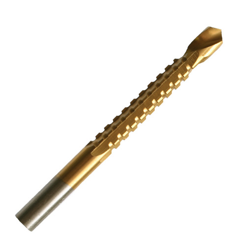 6pcs pagoda drill set hand electric drill drilling tool triangular handle step drill 3 woodworking serrated twist drill bits